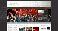 Desktop Screenshot of letableaudhonneur.com